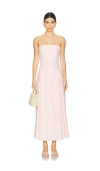 More To Come Adley Strapless Maxi Dress