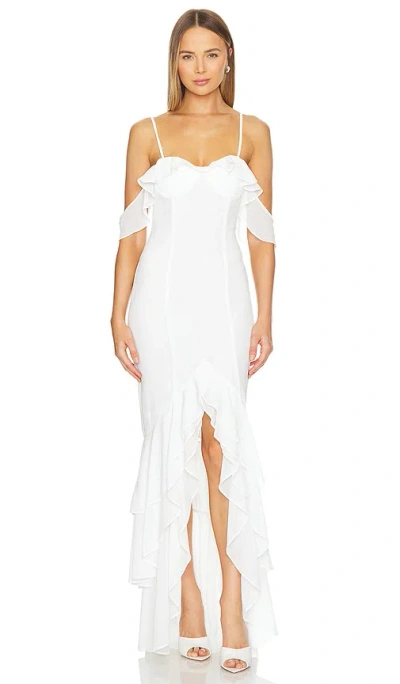 More To Come Adriana Gown In White