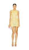 More To Come Albella Mini Dress In 黄色