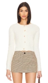 More To Come Alfie Cardigan In Ivory