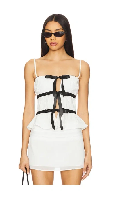 More To Come Alise Top In White