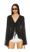 More To Come Alisia Top In Black