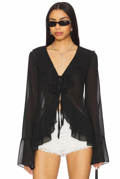 More To Come Alisia Top In Black