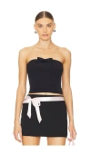 More To Come Allona Tube Top In 블랙