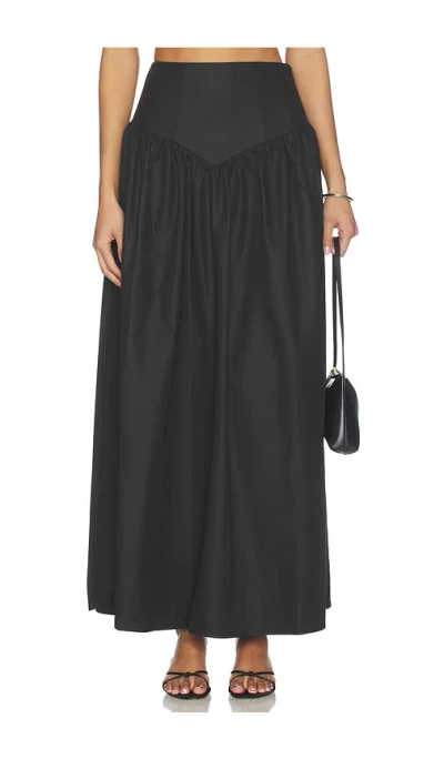 More To Come Amaya Maxi Skirt In Black
