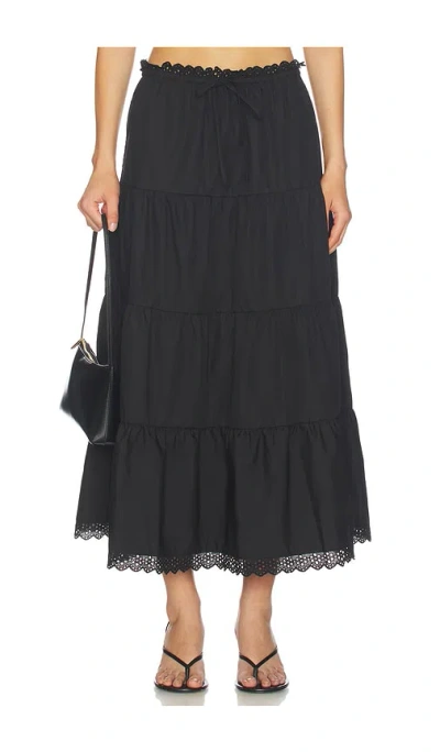 More To Come Angela Maxi Skirt In Black