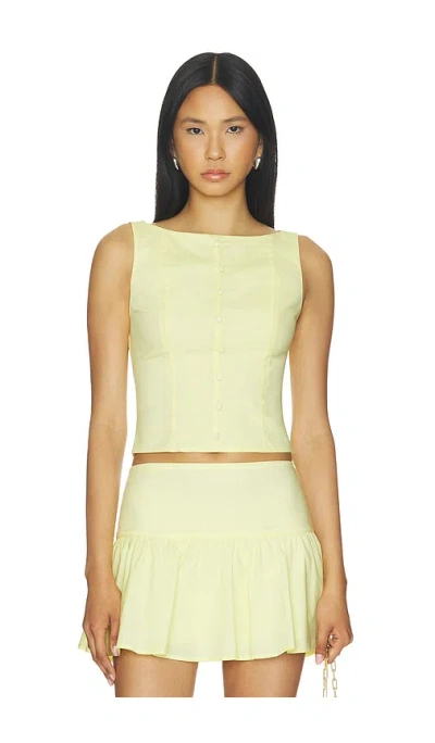 More To Come Anila Top In Yellow