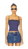 More To Come Annie Cami Top In Blue