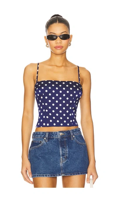 More To Come Annie Cami Top In Blue