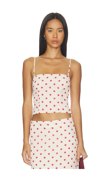 More To Come Annie Cami Top In Red