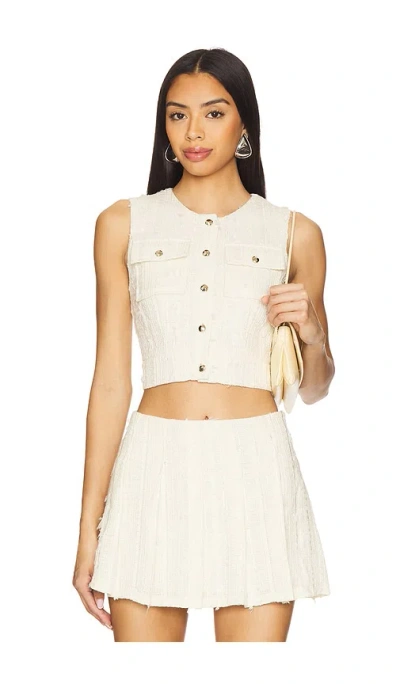 More To Come Anya Top In White