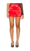 More To Come Ara Mini Skirt In 레드
