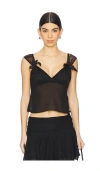 More To Come Ariele Top In Black