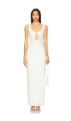 More To Come Audrey Maxi Dress In Ivory