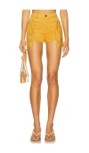 More To Come Autumn Fringe Short In 驼色