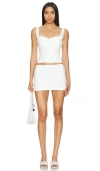 More To Come Axel Skirt Set In White