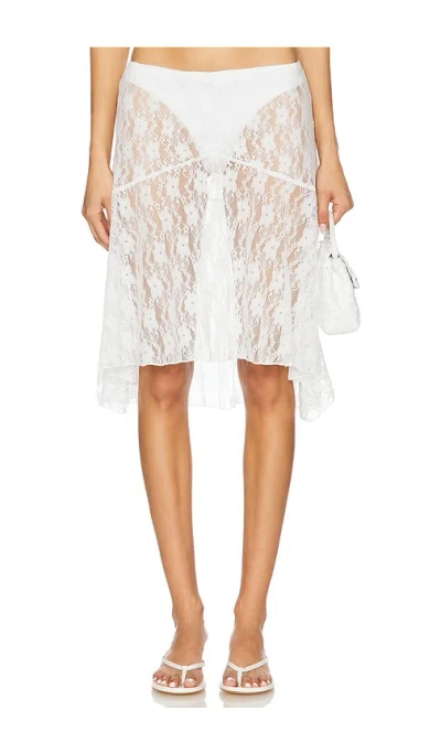 More To Come Baylin Skirt In 白色