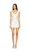More To Come Beckett Mini Dress In White