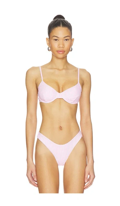 More To Come Bella Bikini Top In Pink