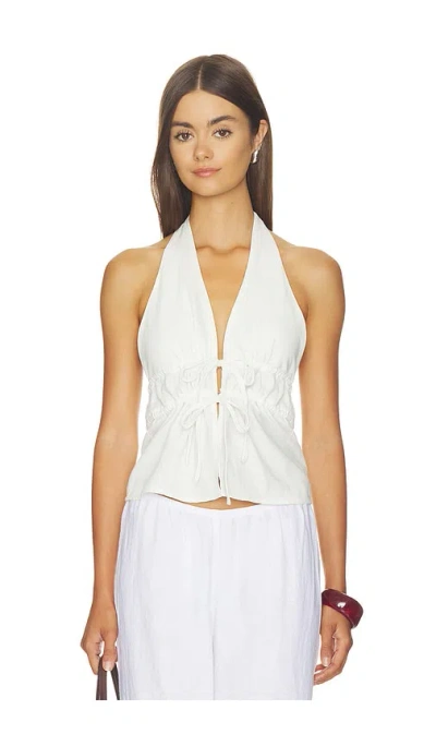 More To Come Belle Top In White