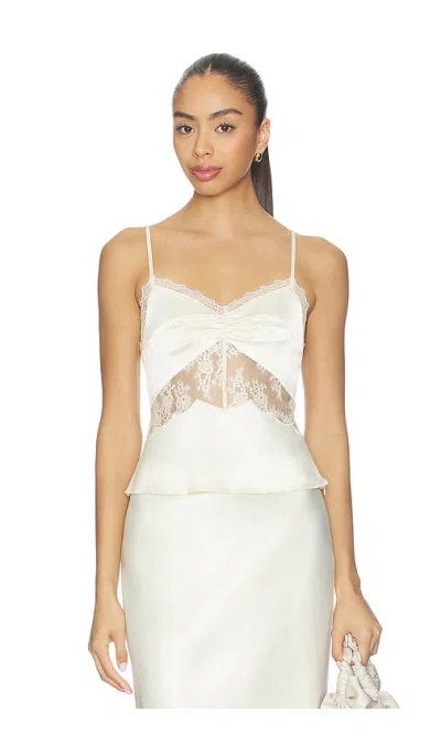 More To Come Bethanie Cami Top In White