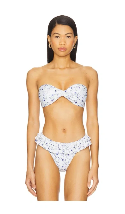 More To Come Billi Bikini Top In Blue