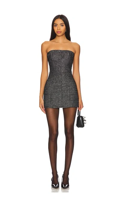 More To Come Kleid Bobbi In Metallic Silver