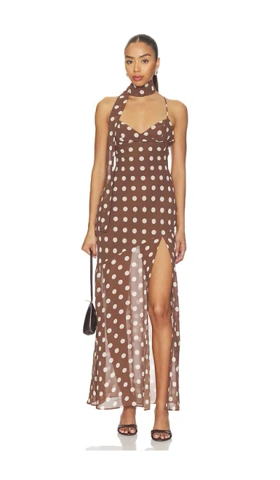 More To Come Briar Maxi Dress In Brown
