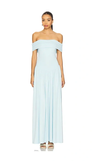More To Come Brielle Maxi Dress In Blue