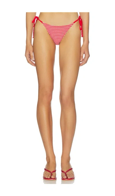 More To Come Briony Bikini Bottom In Red