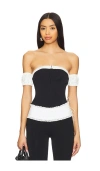 More To Come Caitlyn Off Shoulder Top In Black