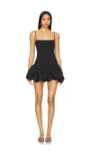 More To Come Caliste Bubble Dress In 黑色