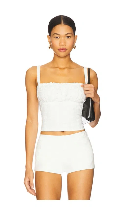 More To Come Cammy Top In White