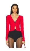 More To Come Cardigan Viva In Red