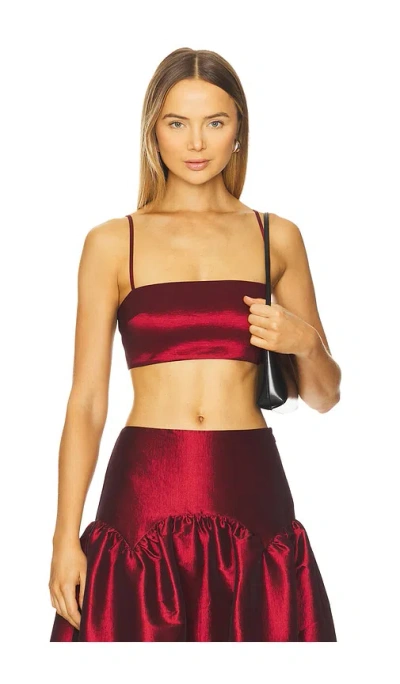 More To Come Carson Top In Burgundy