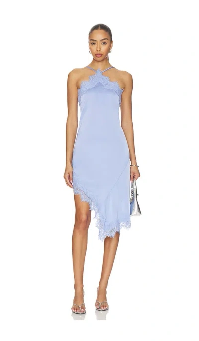 More To Come Castine Midi Dress In Blue