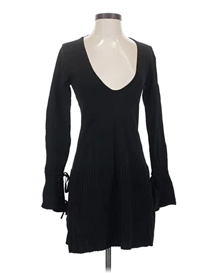 Pre-owned More To Come Casual Dress In Black