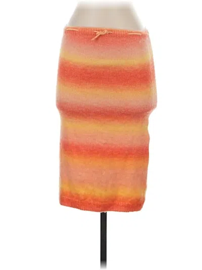 Pre-owned More To Come Casual Skirt In Orange