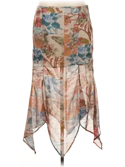 Pre-owned More To Come Casual Skirt In Tan