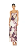 More To Come Clara Maxi Dress In 幻彩紫