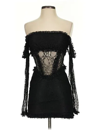 Pre-owned More To Come Cocktail Dress In Black