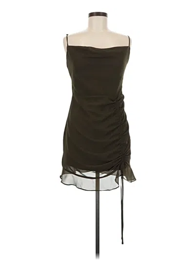 Pre-owned More To Come Cocktail Dress In Brown