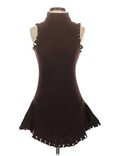 Pre-owned More To Come Cocktail Dress In Brown