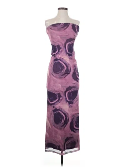 Pre-owned More To Come Cocktail Dress In Purple