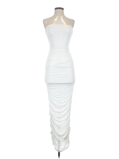 Pre-owned More To Come Cocktail Dress In White