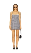 More To Come Colenna Mini Dress In Black Gingham