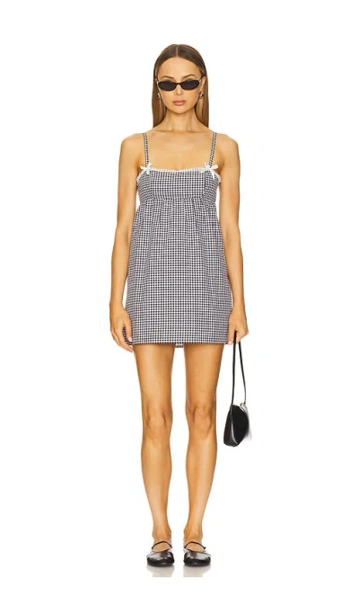 More To Come Colenna Mini Dress In Black Gingham