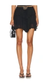 More To Come Coral Mini Skirt In 블랙