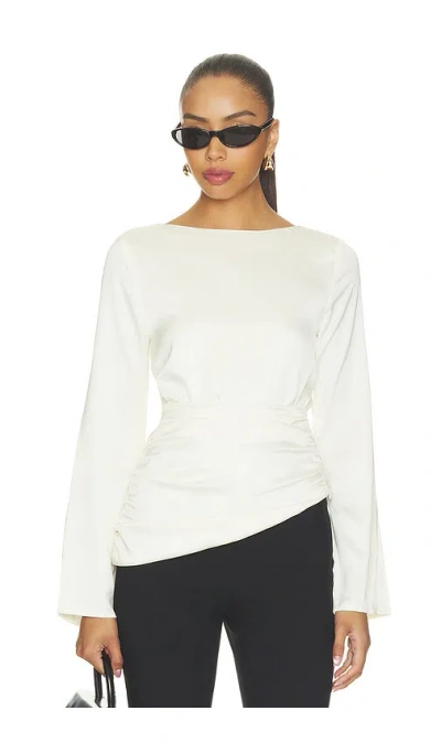More To Come Daphne Blouse In Ivory