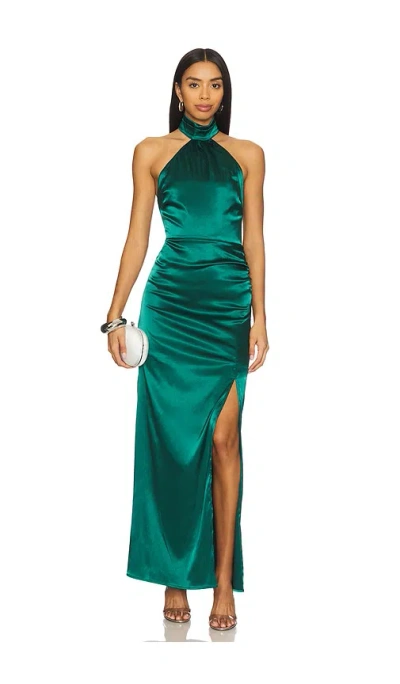 More To Come Darcey Maxi Dress In Green